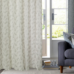 WhiteEgg Κουρτίνα Παραθύρου Floral με Τρουκς 200x150 K0234-2