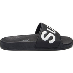 Superga Γυναικείες Παντόφλες Καλοκαιρινές Αντιολισθητικές Κολυμβητηρίου Μαύρες S111I3W-910