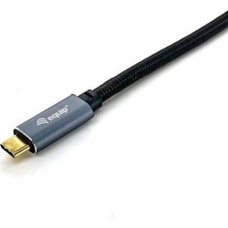 Equip 128359 Braided USB-C to USB-C 100W 3m Black