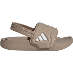 Adidas Adilette Estrap 2.0 Παιδικά Παπούτσια Θαλάσσης Ανατομικά Καφέ Μπεζ KZ9275