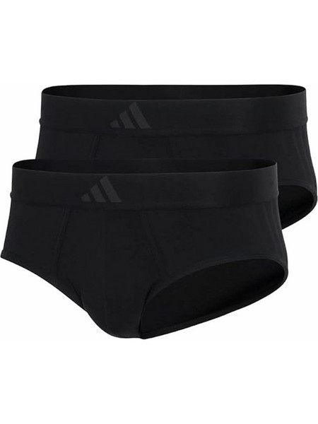 Adidas Active Flex Ανδρικά Σλιπ Βαμβακερά Μαύρα 2Pack 4AM007-000