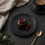 RiNART Piana Pietra Nero Πιάτο Ρηχό Πορσελάνης 18cm 06613