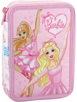 Gim Barbie Ballet Κασετίνα Γεμάτη με 2 Θήκες Ροζ 349-96100