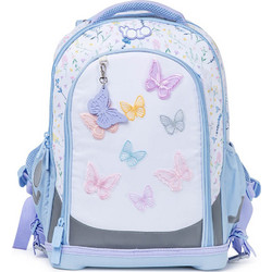 Yolo Magic Butterfly Σχολική Τσάντα Πλάτης Δημοτικού Γαλάζια 11146