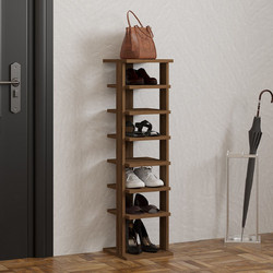 Hanah Home Παπουτσοθήκη Μοριοσανίδας Ayka Καρυδί M29.6xΠ29.6xΥ110cm 8684283803484