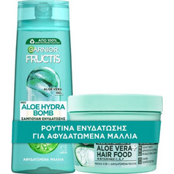 Garnier Fructis Aloe Vera Σετ Περιποίησης Μαλλιών Σαμπουάν 400ml + Μάσκα 400ml
