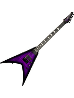 Spira Guitars V-407 Ηλεκτρική Κιθάρα V Style με Μαγνήτες HH & Ταστιέρα Ebony 7 Χορδών Trans Purple