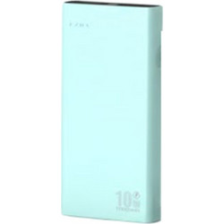 Ezra PB126 Power Bank 10000mAh 10W με Θύρα USB-A & Θύρα USB-C Light Blue