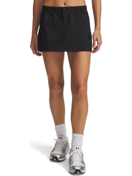 Under Armour Unstoppable Utility Μίνι Φούστα Υφασμάτινη Cargo Μαύρη 6009725-008