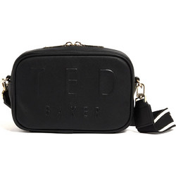 Ted Baker Γυναικείο Τσαντάκι Χιαστί από Δερματίνη Μαύρο με Ιμάντα 284897