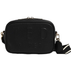 Ted Baker Γυναικείο Τσαντάκι Χιαστί από Δερματίνη Μαύρο με Ιμάντα 284897