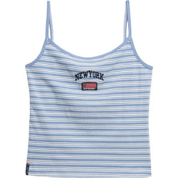 Superdry Γυναικείο Αθλητικό Crop Top Γαλάζιο W6012036A-E9H