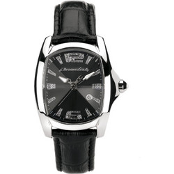 Chronotech Γυναικείο Ρολόι με Μαύρο Δερμάτινο Λουράκι CT7107L02