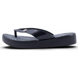 B-Soft Γυναικείες Σαγιονάρες Flatforms Μαύρες 220-7000-6