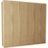 Hanah Home Εξάφυλλη Ντουλάπα Ρούχων Baru Μπεζ 206x52x210cm 260ETH1314