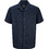 Jack & Jones Ανδρικό Πουκάμισο Βαμβακερό Κοντομάνικο Κανονική Γραμμή Navy Μπλε 12295080
