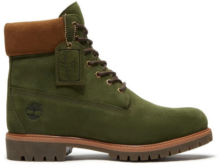 Timberland Premium 6 Inch Ανδρικά Αρβυλάκια Suede Χακί TB0A6G1REKB10
