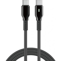 WiWu C075 Braided USB-C to USB-C 60W 1m Black