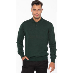 Uomo Ανδρική Μπλούζα Polo Μακρυμάνικη Χακί MS903B