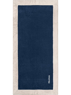 Feel & Touch Caribbean Πετσέτα Θαλάσσης Microfiber Navy Μπλε 80x170cm