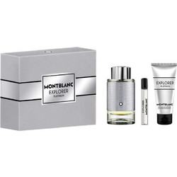 Montblanc Explorer Platinum Eau de Parfum 100ml + Eau de Toilette 7.5ml + Shower Gel 100ml