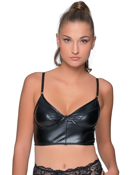 Milena By Paris Sexy Τοπ Μαύρο 10190