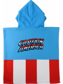 Avengers Παιδικό Πόντσο Θαλάσσης Microfiber Γαλάζιο 8445484620177
