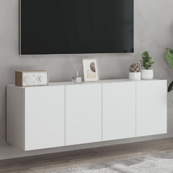 vidaXL Κρεμαστό Έπιπλο Τηλεόρασης Μοριοσανίδα Μ60xΠ30xΥ40cm 836939 2τμχ