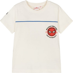 iDo Marvel Spider-Man Παιδικό T-Shirt Κοντομάνικο Μπεζ Κόκκινο HG331-0111