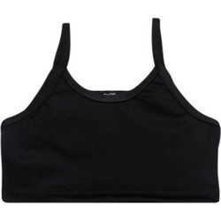 Prod Παιδικό Crop Top Αμάνικο Μαύρο 6610204