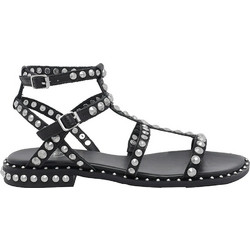 ASH Precious01 Δερμάτινα Γυναικεία Σανδάλια Μαύρα SS26-M1-30289-001