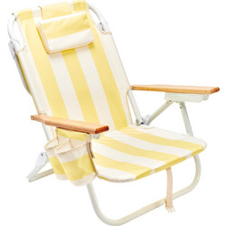 Sunnylife La Mer Καρέκλα Παραλίας Αλουμινίου Κίτρινη S61DBCLS