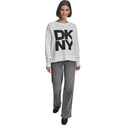 DKNY Γυναικεία Πλεκτή Μπλούζα Γκρι P5MSAY12-IVY