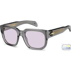 David Beckham DB7146-S KB7 Γυναικεία Γυαλιά Ηλίου Τετράγωνα Κοκάλινα Γκρι με Ροζ Φακό