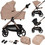 Lionelo Carmine Καρότσι Μωρού 3 σε 1 Beige