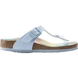 Birkenstock Gizeh Δερμάτινες Γυναικείες Σαγιονάρες Ανατομικές Γαλάζιες 1022162
