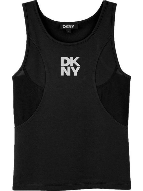 DKNY Παιδικό T-Shirt Αμάνικο Μαύρο D62616-09B