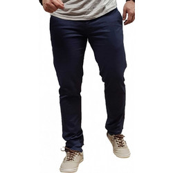 Cover Ανδρικό Παντελόνι Chino Ελαστικό Slim Εφαρμογή Navy Μπλε CHIBO-085