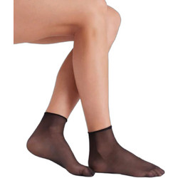 Ysabel Mora Γυναικείες Κάλτσες Κοντές Μαύρες 2Pack 18123