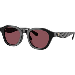 Tory Burch 7235D 170975 Ανδρικά Γυαλιά Ηλίου Τετράγωνα Κοκάλινα Μαύρα με Κόκκινο Φακό