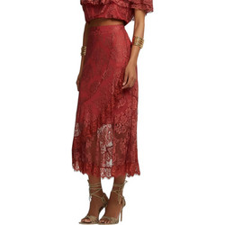 Lynne Μίντι Φούστα Υφασμάτινη Ψηλόμεση Rusted 055-513003