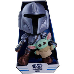Simba Star Wars Mandalorian & Mini Grogu 25cm