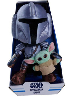 Simba Star Wars Mandalorian & Mini Grogu 25cm