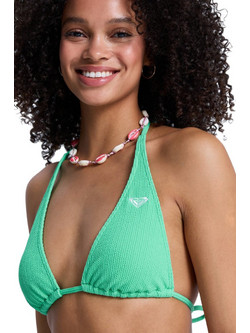 Roxy Sunshine Tiki Bikini Top Τριγωνάκι Πράσινο ERJX305636-GHM0