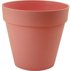 Sic Plast Deco Γλάστρα Εξωτερικού Χώρου Στρογγυλή Πλαστική Ροζ 18x17cm 7532255903