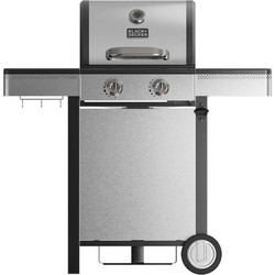 Black & Decker Ψησταριά Υγραερίου με 2 Εστίες 7.2kW Επιφάνειας 41.5x50cm ES9330110B