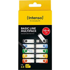 Intenso Basic Line 4GB USB Stick 2.0 με USB-A