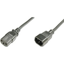Digitus AK-440201-018-S Προέκταση Καλωδίου Τροφοδοσίας IEC C14 to IEC C13 1.8m