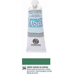 Ferrario Master 36 Oxyde of Chromium Green Ακρυλικό Χρώμα Ζωγραφικής 60ml