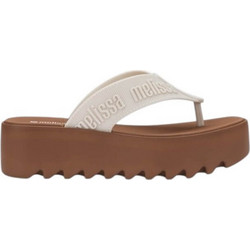 Melissa Γυναικείες Σαγιονάρες Flatforms Ανατομικές Αντιολισθητικές Μπεζ 37914